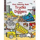 First Colouring Book Trucks and Diggers