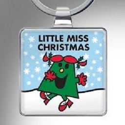 Mr. Men & Little Miss Keyrings - Little Miss Christmas