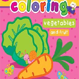 My First Book Of Coloring Book Vegetables And Fruit