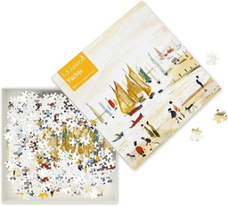 Adult Jigsaw Puzzle L. S. Lowry: Yachts (500 Pieces): 500-Piece Jigsaw Puzzles