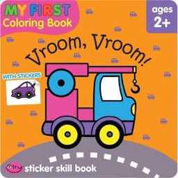 VROOM VROOM MY FIRST COLORING BOOK